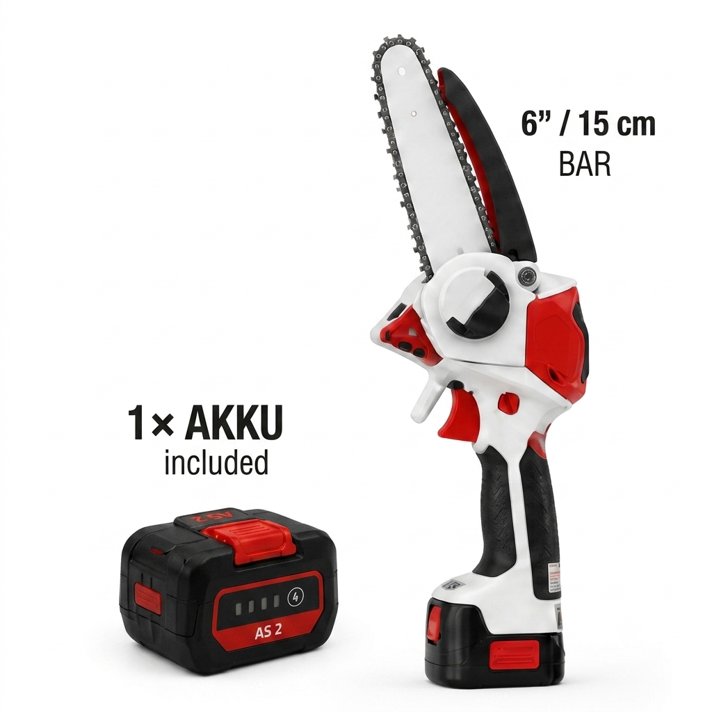Akku-Gartenscheren-Set